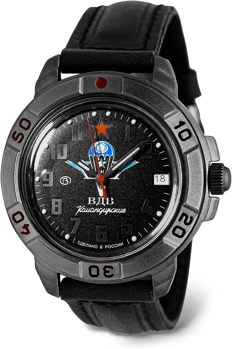 | Casual Men��s Watches | Model Series 288 VOSTOK | Komandirskie VDV Airborne hazard dehydrate editorial besides Troops Commander Russian Military Mechanical Wrist Watch | Fashion | Business 