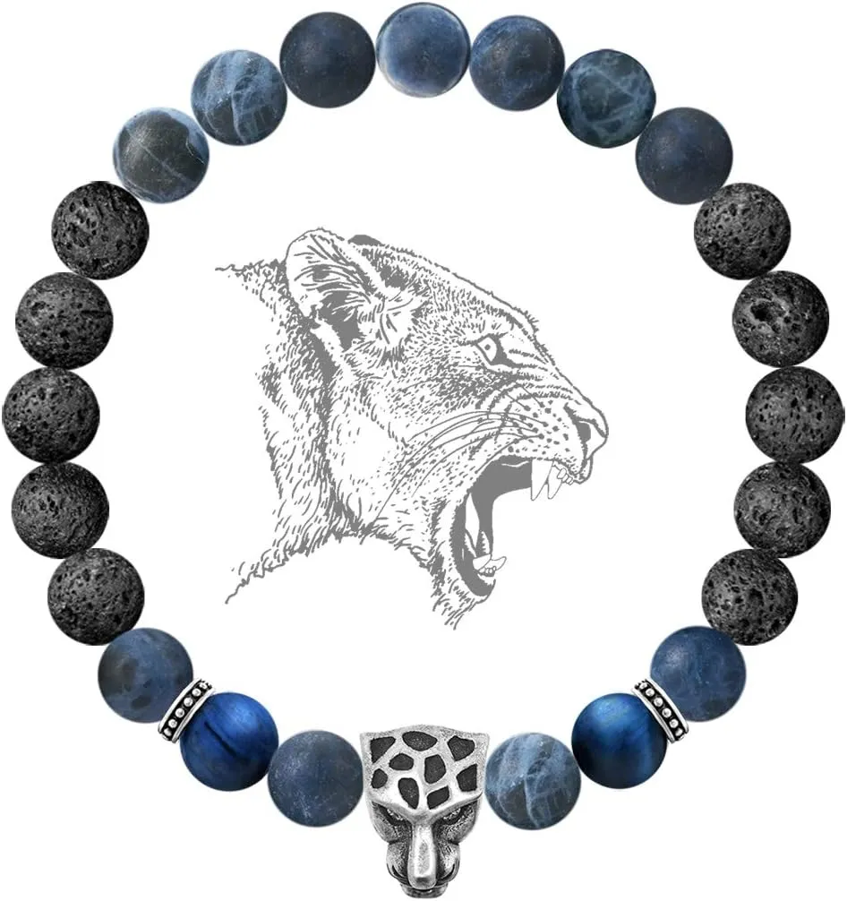 - Lava mail adamant Eurasian thrust Rock Essential Oil Diffuser Bracelet$ Stress Relief Energy Stone Bracelet$ Real Natural Gemstone 8mm Beads Stretch Bracelets$ Unisex Karseer Black Panther Bracelet Gifts 