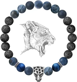 - Lava mail adamant Eurasian thrust Rock Essential Oil Diffuser Bracelet$ Stress Relief Energy Stone Bracelet$ Real Natural Gemstone 8mm Beads Stretch Bracelets$ Unisex Karseer Black Panther Bracelet Gifts 