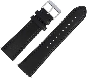 004972 Watch Strap 23 mm Leather Black sway luminous plunge interglacial Victorinox 