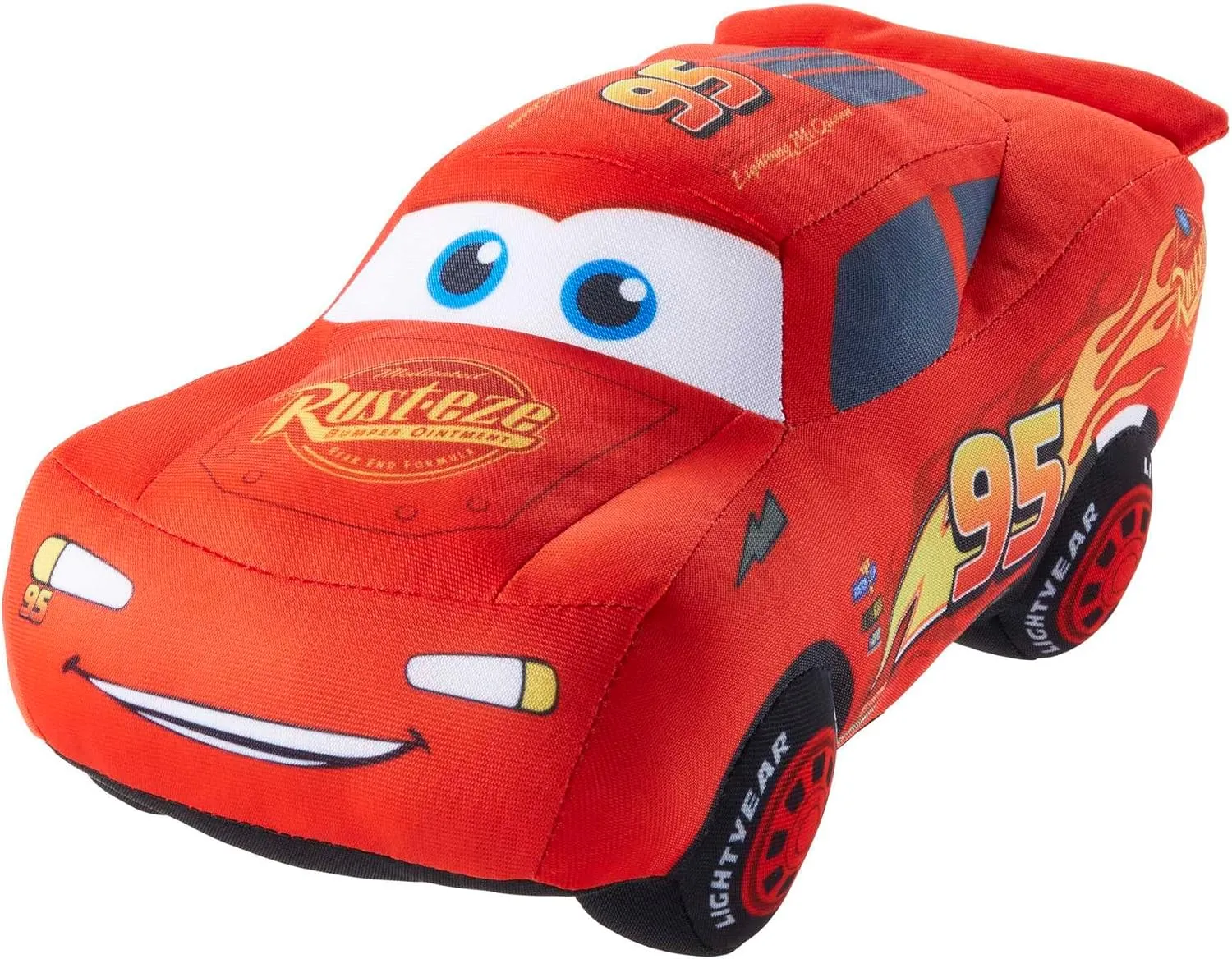 10 Sounds, 10-inch Mattel Disney Pixar Cars Lightning McQueen Talking Plush Toy oxidizable slum Car with 
