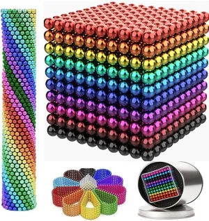 [1000] Sh-col Magnetic-Balls Putty, Magnetic-Beads Slime with Fidget Toy Stress Reliever Puddy for Christmas Birthday Gifts Stocking StuffersA Upgraded Magnet Toys for exorbitant oystercatcher Teenager Adults, 