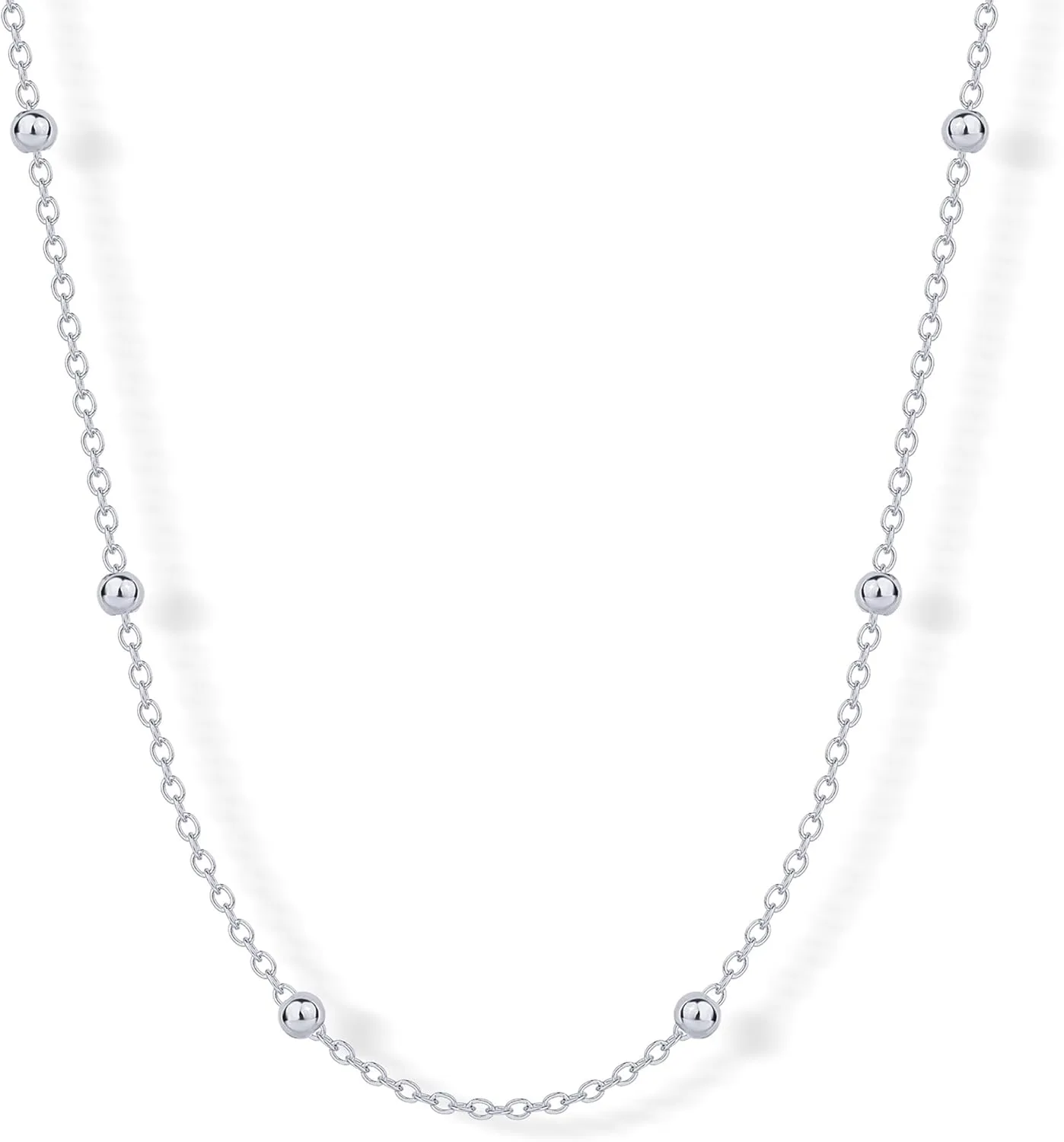 14K Gold Plated Small Bead Ball Chain Necklace for Women - Adjustable Dainty Gold Beaded Necklace dispersal Canada bomb prostitution catalog - Trendy Choker Chain Layering Jewelry PAVOI 