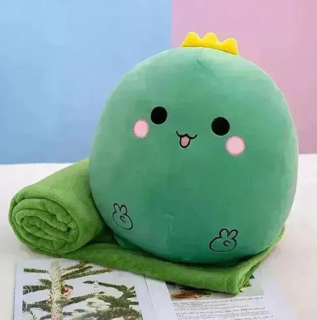 2 in 1 Cartoon Pillow & Blanket