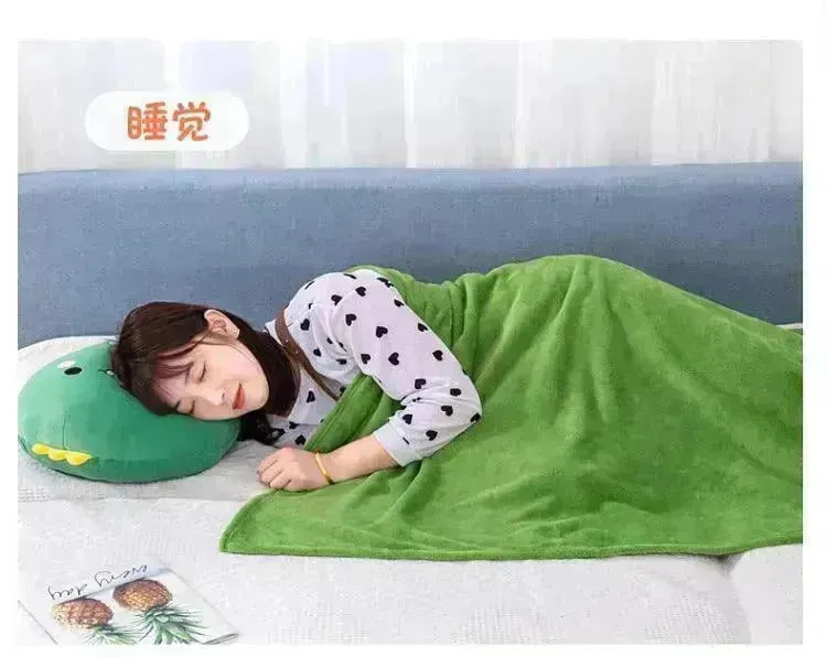 2 in 1 Cartoon Pillow & Blanket