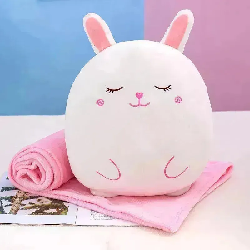2 in 1 Cartoon Pillow & Blanket