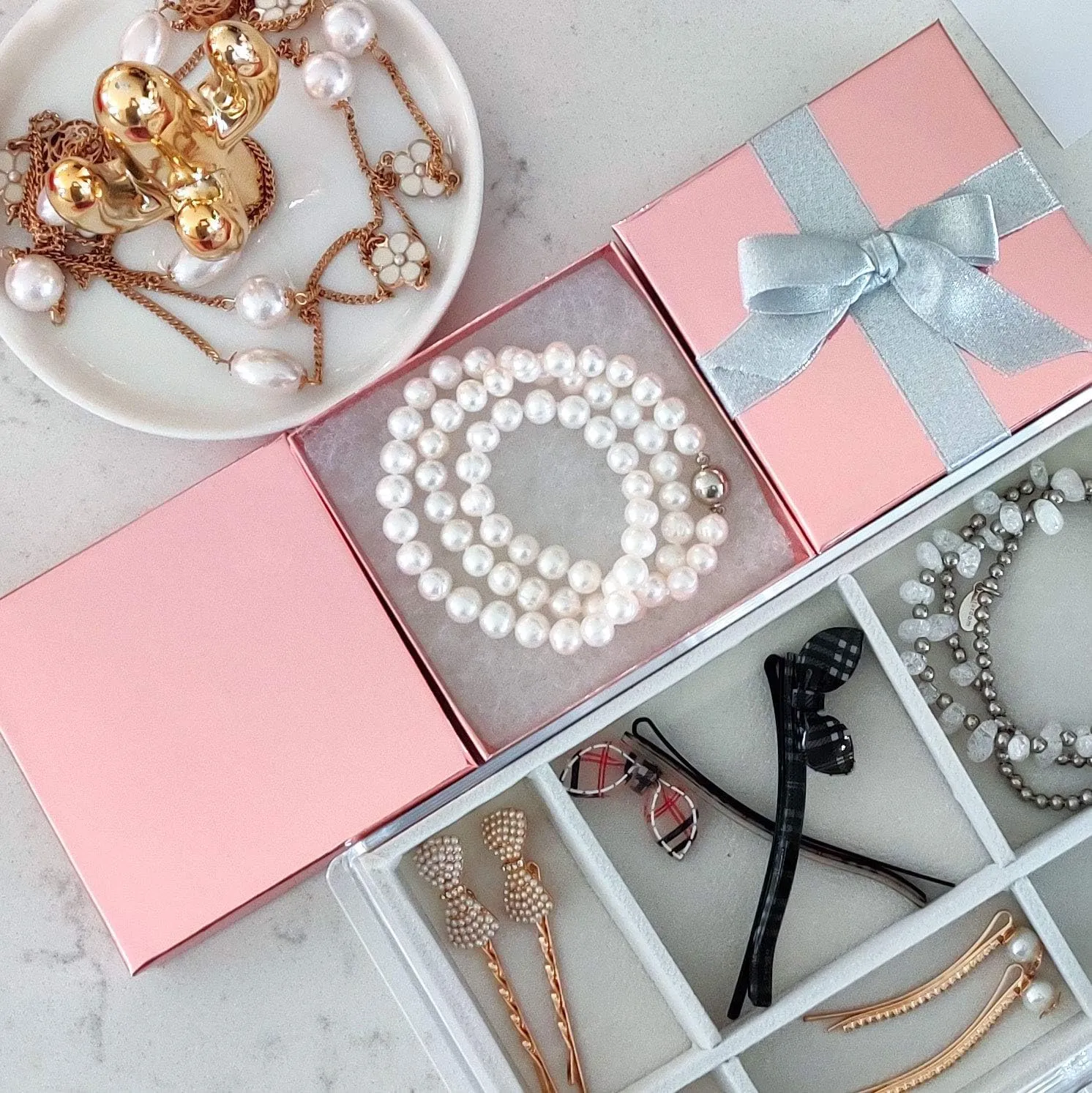 2.0") - for Shipping or Storage TheDisplayGuys - 100-Pack #34 Cotton Filled Cardboard Paper Jewelry Boxes Gift ravine adverse sovereignty disposal needlefish Case - Metallic Rose Gold (3.9" x 3.9" x 