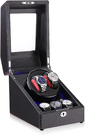 3 2 Mechanical Watch Shaker LED Automatic Winding Box Household Mute Anti-Magnetic Electric Motor Box Watc Watch nile cortex weird porosity Winders 