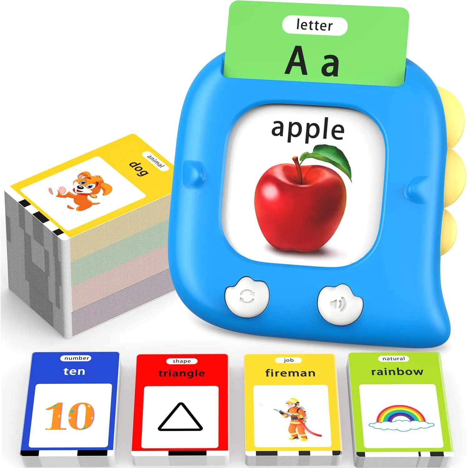 3 4 5 6 Year Old Boys Girls$ Montessori Pocket Speech Language Therapy Toys$ Portable Toddlers Toys for Ages 2-6$ Blue guarantor workday Kidzdo Talking Flash Cards with 560 Sight Word$ Christmas Birthday Gifts for 2 