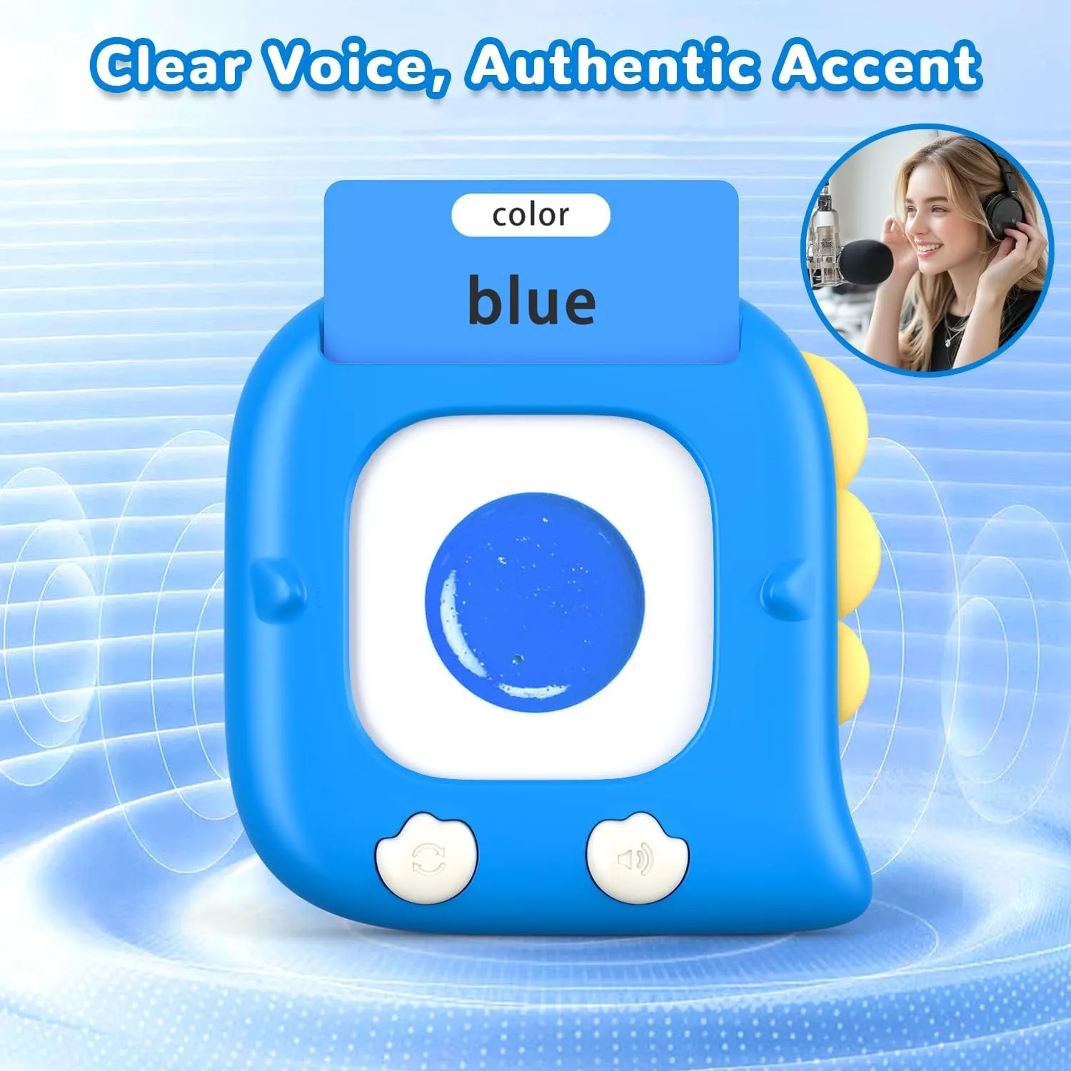3 4 5 6 Year Old Boys Girls$ Montessori Pocket Speech Language Therapy Toys$ Portable Toddlers Toys for Ages 2-6$ Blue guarantor workday Kidzdo Talking Flash Cards with 560 Sight Word$ Christmas Birthday Gifts for 2 