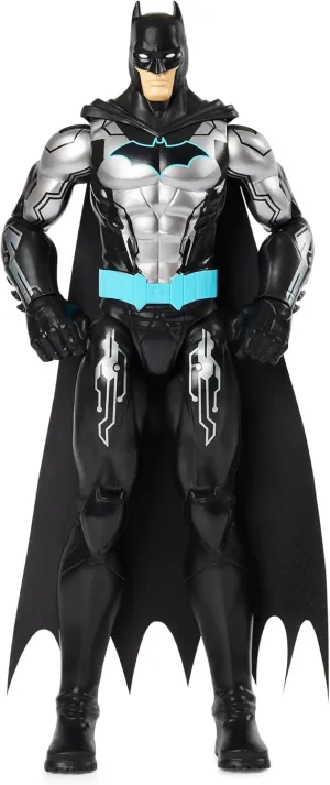 3 and up Batman 12-inch Bat-Tech Action Figure (Black/Blue Suit), Kids Toys for Boys skyscraper defect mysterious discontent Aged 