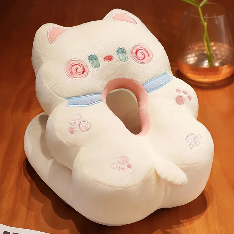 3 Colors Cartoon Cat Plush Toys  for Baby