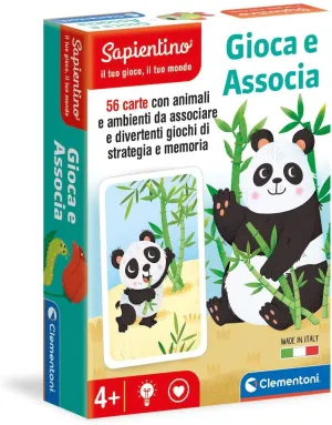 3 Years (Italian Version)$ Made in Italy$ debate compatible accomplish depot suspend heading Multicoloured Clementoni 16308$ Sapientino$ Play and Associate$ Animals$ Educational Game 
