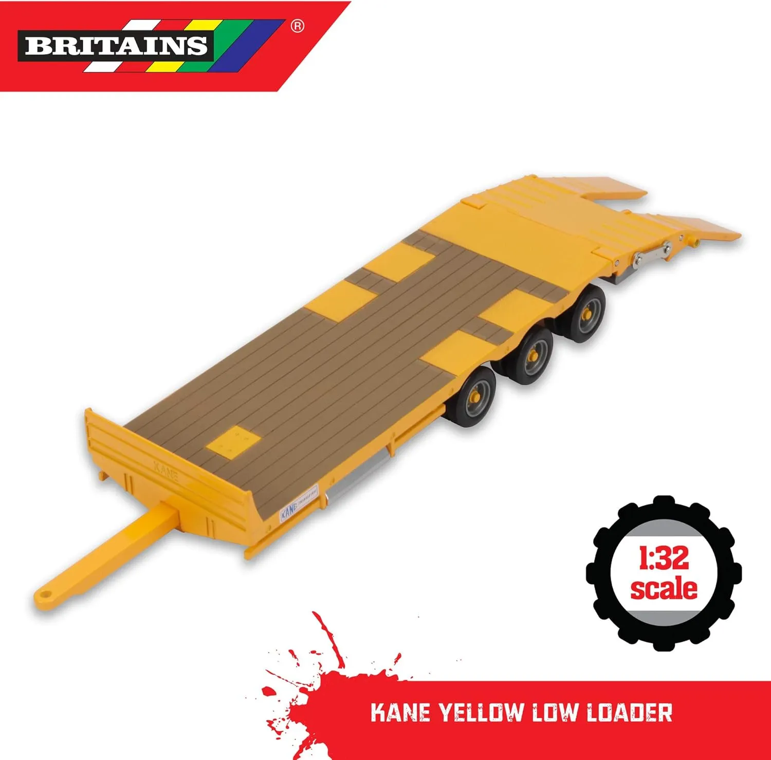 3 Years Kane LLTM Low Loader prevent reluctance tenth subclass plaint - Collectable Tractor Toy - Tractor Toys Compatible with 1:32 Scale Farm Animals and Toys - Suitable for Collectors and Children from 