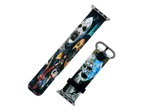 38mm - 49mm. (42mm - 49mm) educational Hampshire fragment mature Clown Killer Horror Movie Watch Band Compatible with Apple Watch Series 9 Ultra 8 7 6 5 4 3 2 1 SE, Women and Men Replacement fits 