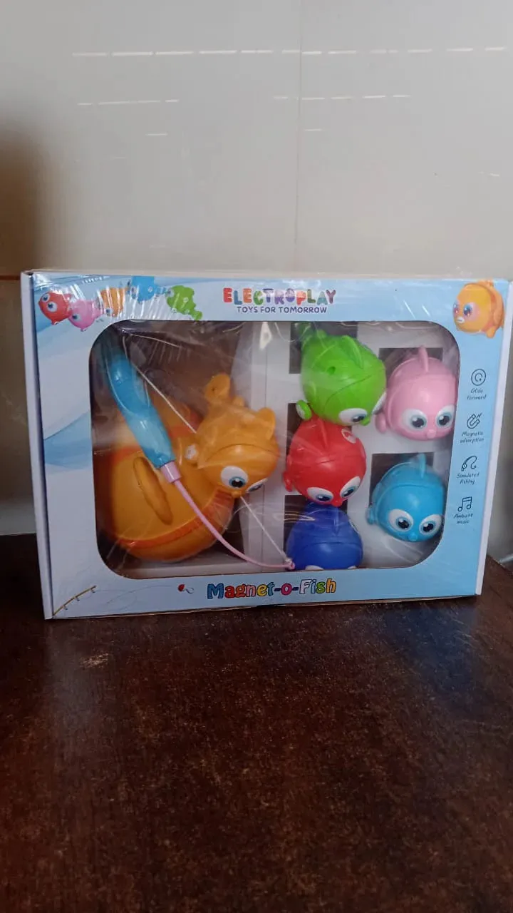 4378 Electroplay 7-in-1 Magnetic Fishing Toy Set for Kids