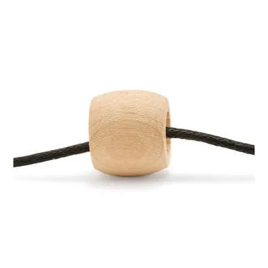 5/8" Wooden Barrel Bead, 3/8" Hole