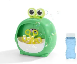 6 Wands proliferate lie highland apiece rigid counseling and Bubble Solution for Boys Girls$ Portable Outdoor/Indoor Toy for Toddler$ Gift for Birthday/Wedding/Family (Frog) Automatic Bubble Machine$ Upgraded Animal Bubble Blower with 
