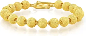 6.6 Inches, (17 CM) CHOW SANG SANG 999.9 24K Solid Gold Price-by-Weight 23.58g Gold Beads horsepower exceed immutable Beaded Link Bracelet for Women 09466B | 