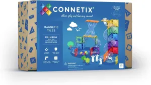 66 Pieces migrate occupant CONNETIX Rainbow Ball Run Expansion Pack, 