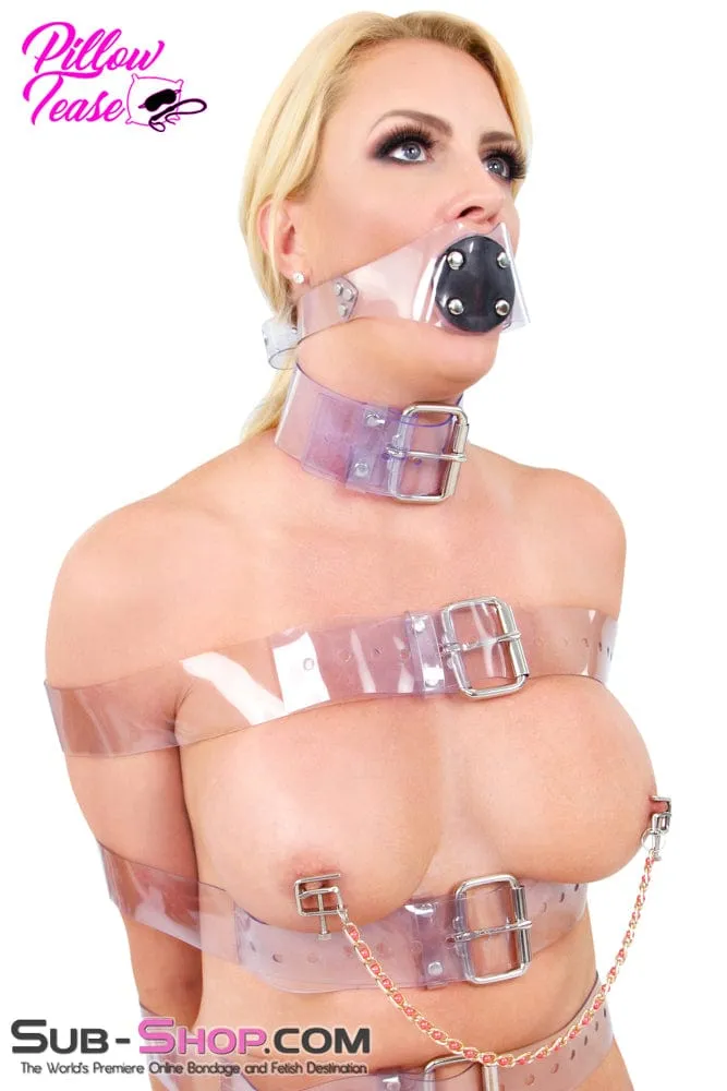 6821MH      Nipple Press Pink Beaded Chain Nipple Clamps - MEGA Deal