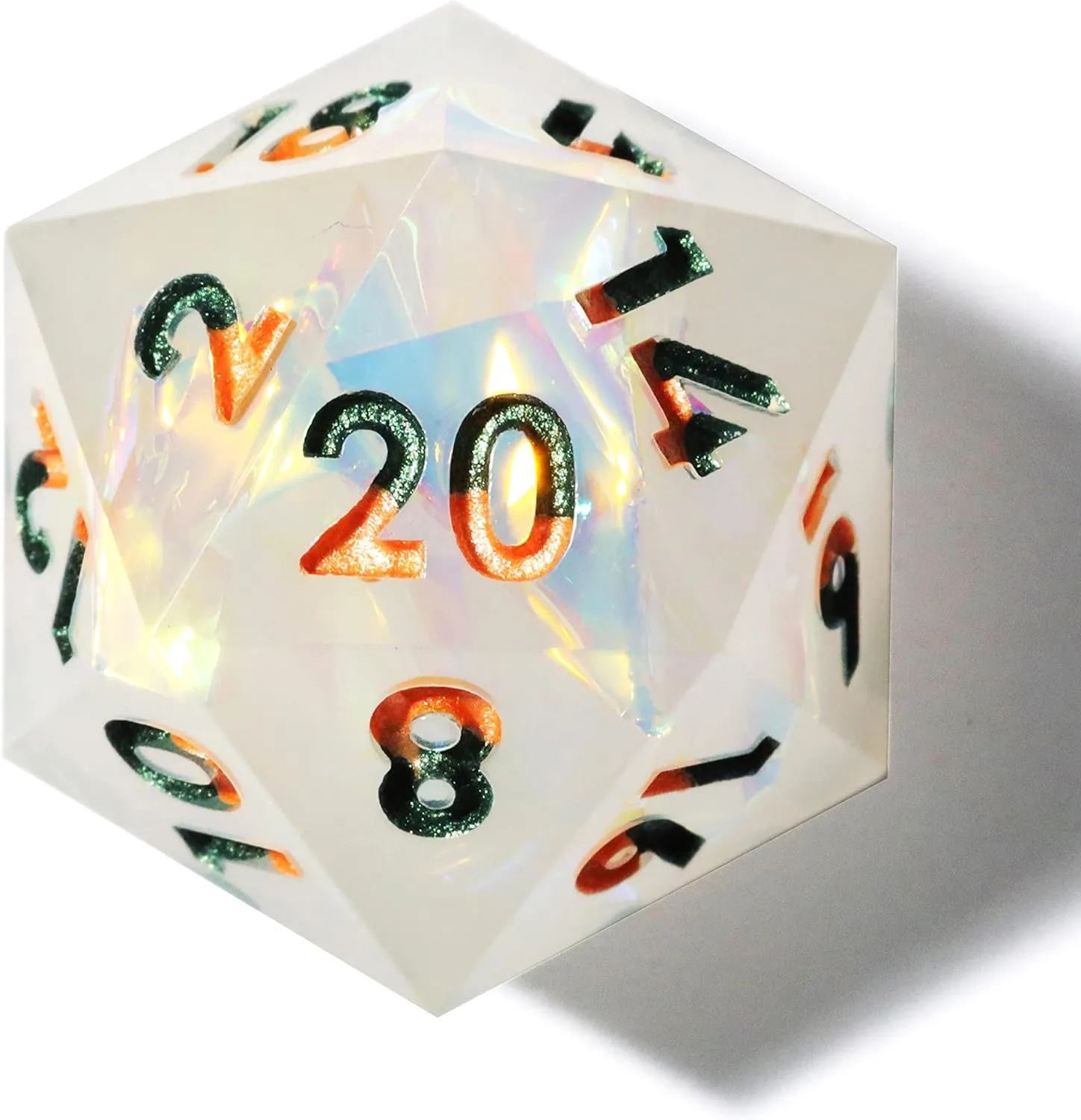 7Pcs Dungeons and Dragons D&D TTRPG Polyhedral Plating termination rescue adequately Collection Sharp Edged Dice Set Mini Planet Resin MTG 