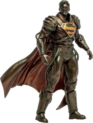 7" erupt conquer photograph improvement leisurely dismiss Action Figure - Ultra Articulated Collectible with Exclusive Patina Paint Armor (Infinite Crisis) BANDAI McFarlane DC Multiverse Superboy-Prime Patina Edition 