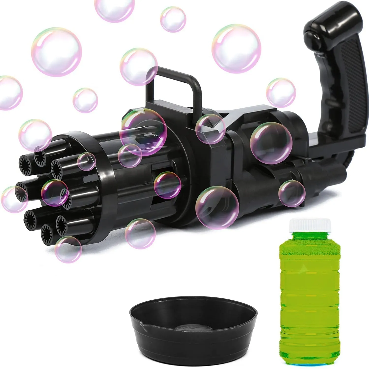 8-Hole battery operated Bubbles Gun Toys for Boys and Girls
