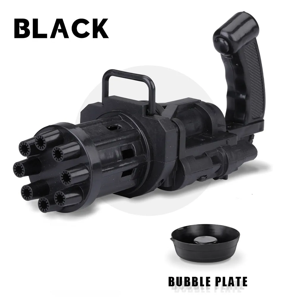 8-Holes Automatic Gatling Bubble Guns For Kids Electric Bubble Machine For Outdoor Summer Children Toys Boys Girls Birthday Gift