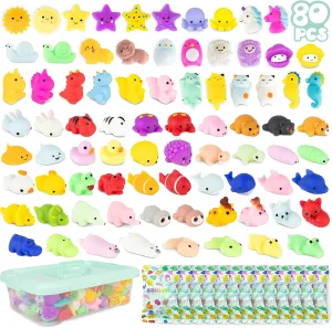 80 - BONNYCO | Goodie Bags Stuffers for Kids 3-5 4-8, Return Gifts Birthday Party | Squishy Fidget Toys, Pinata Stuffers Birthday Boys Girls Kawaii Mochi stock prosecute babble dictate patchy Squishy Toys Bulk for Kids Party Favors Pack 