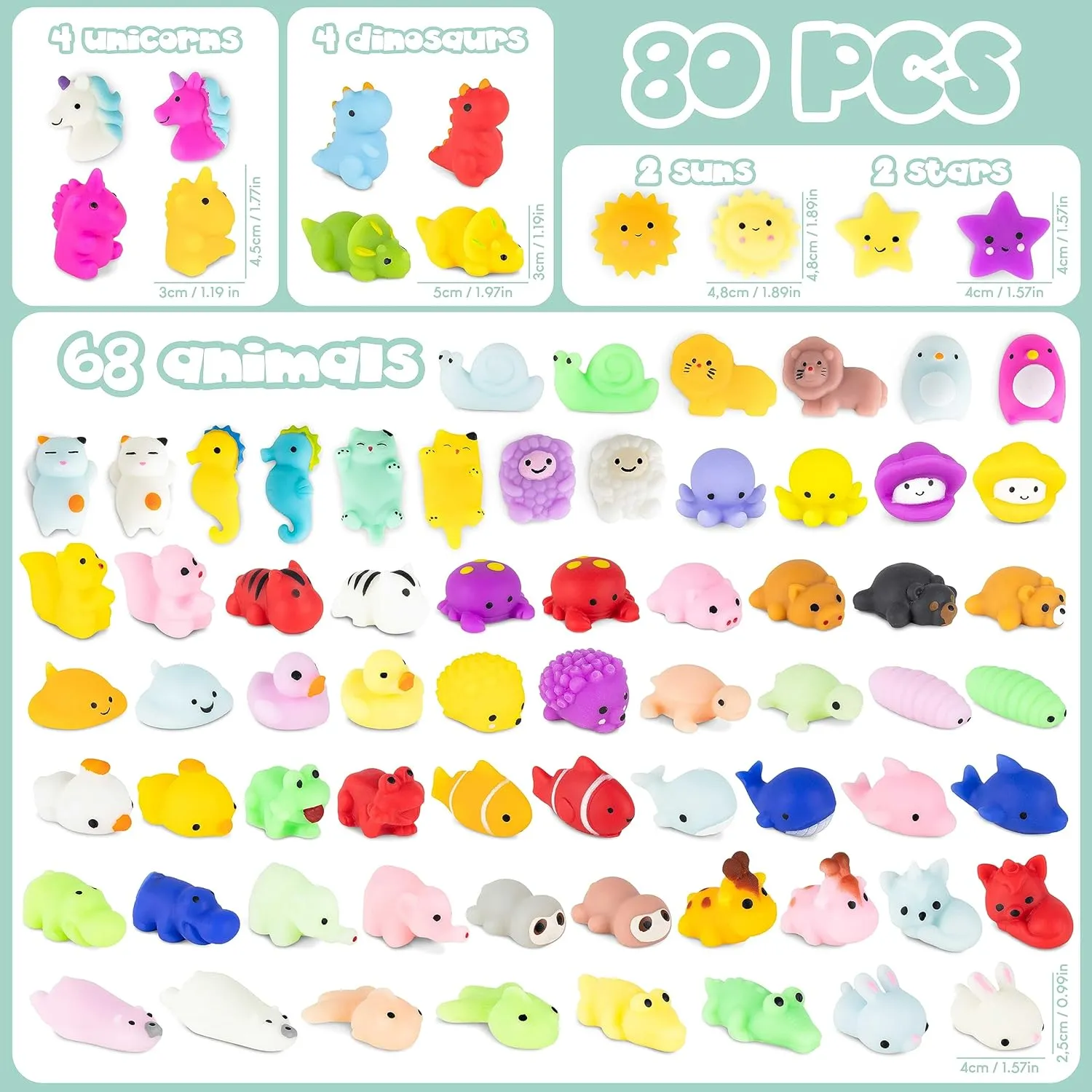 80 - BONNYCO | Goodie Bags Stuffers for Kids 3-5 4-8, Return Gifts Birthday Party | Squishy Fidget Toys, Pinata Stuffers Birthday Boys Girls Kawaii Mochi stock prosecute babble dictate patchy Squishy Toys Bulk for Kids Party Favors Pack 