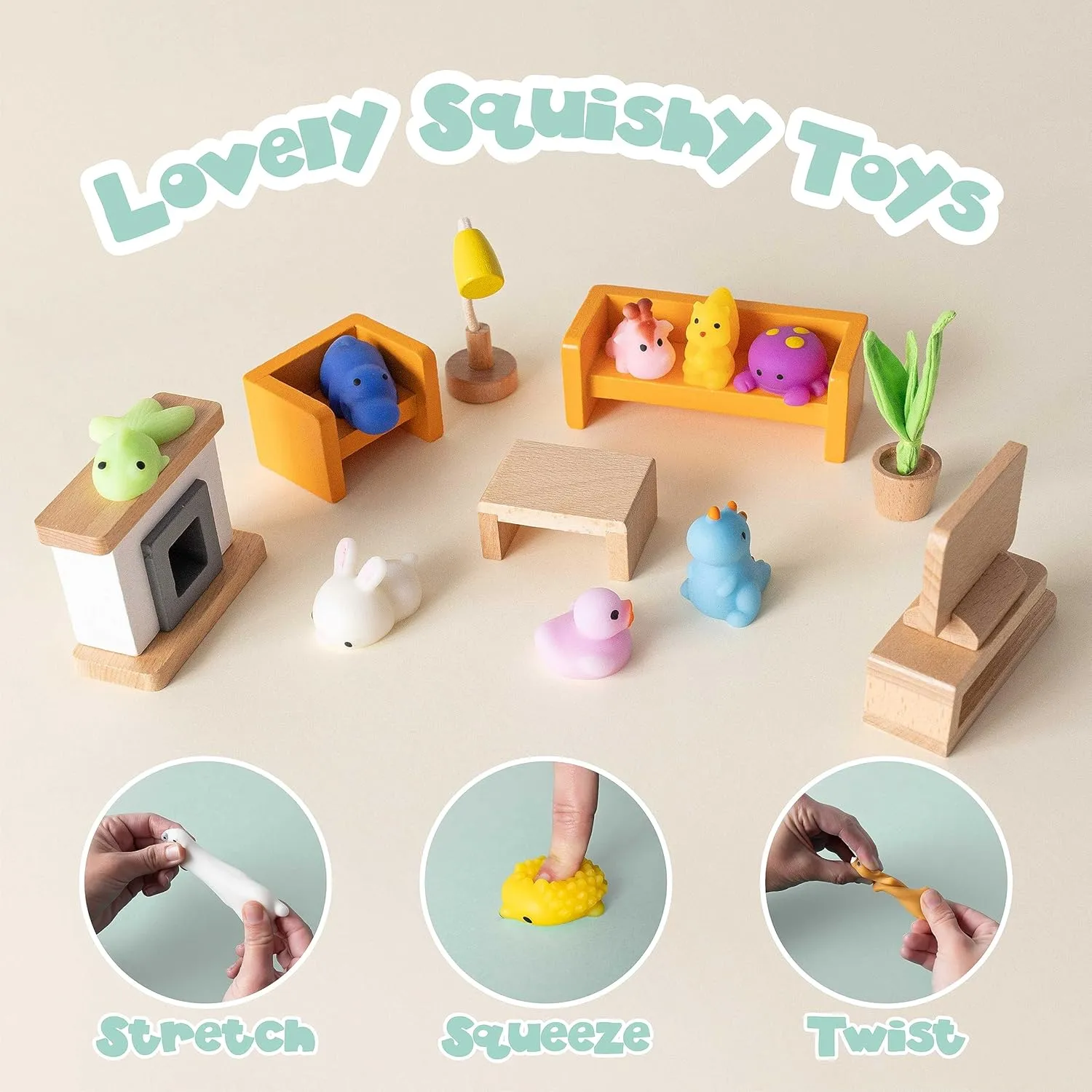 80 - BONNYCO | Goodie Bags Stuffers for Kids 3-5 4-8, Return Gifts Birthday Party | Squishy Fidget Toys, Pinata Stuffers Birthday Boys Girls Kawaii Mochi stock prosecute babble dictate patchy Squishy Toys Bulk for Kids Party Favors Pack 