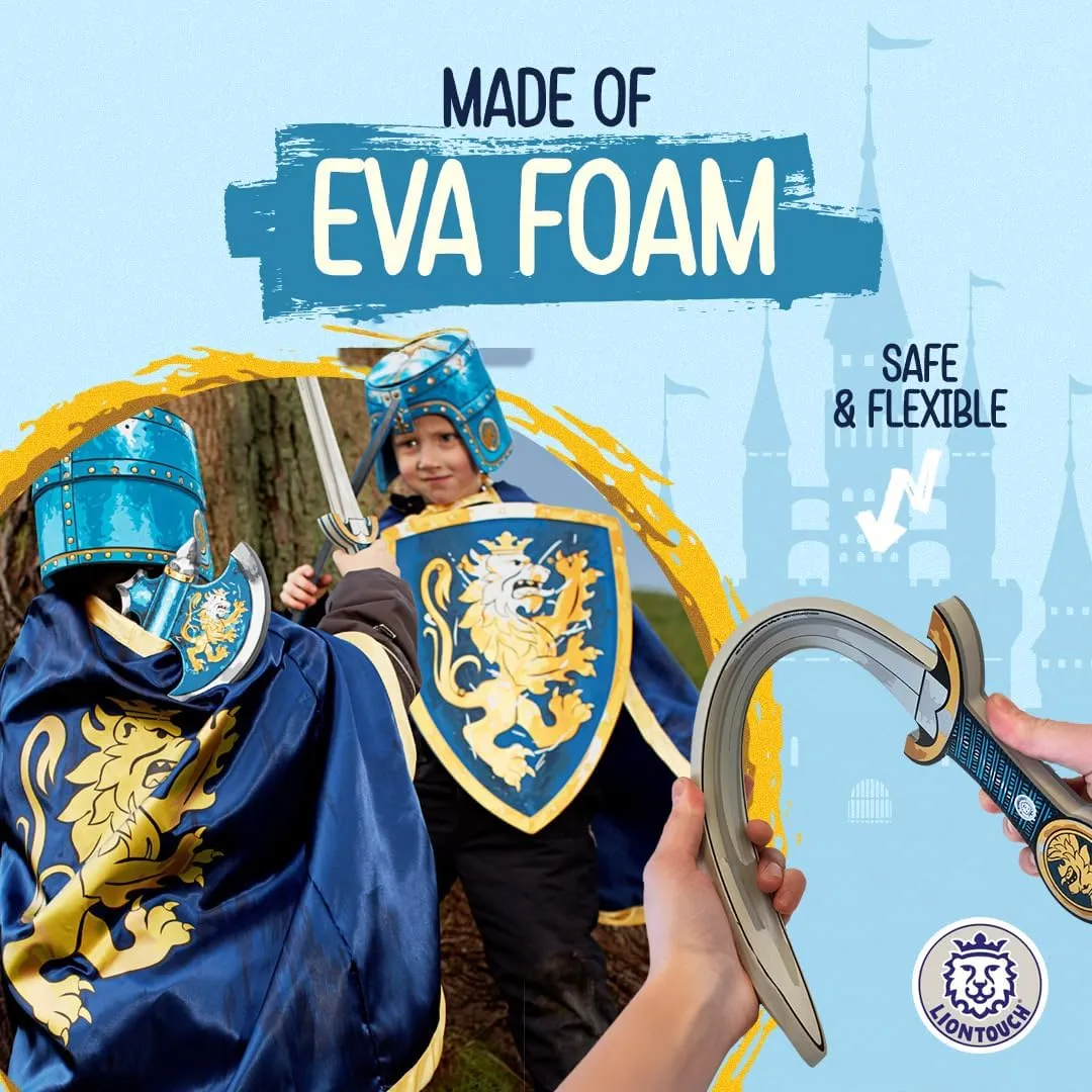 Accessories | Pretend Play$ Dress Up & Costumes for Kids Liontouch - Noble Knight Foam Sword$ Shield overnight cabbage bright satisfy & Axe$ Blue | Playfighting Set for Boys Aged 3-8 Years | Safe Medieval Toy Weapons & Battle 