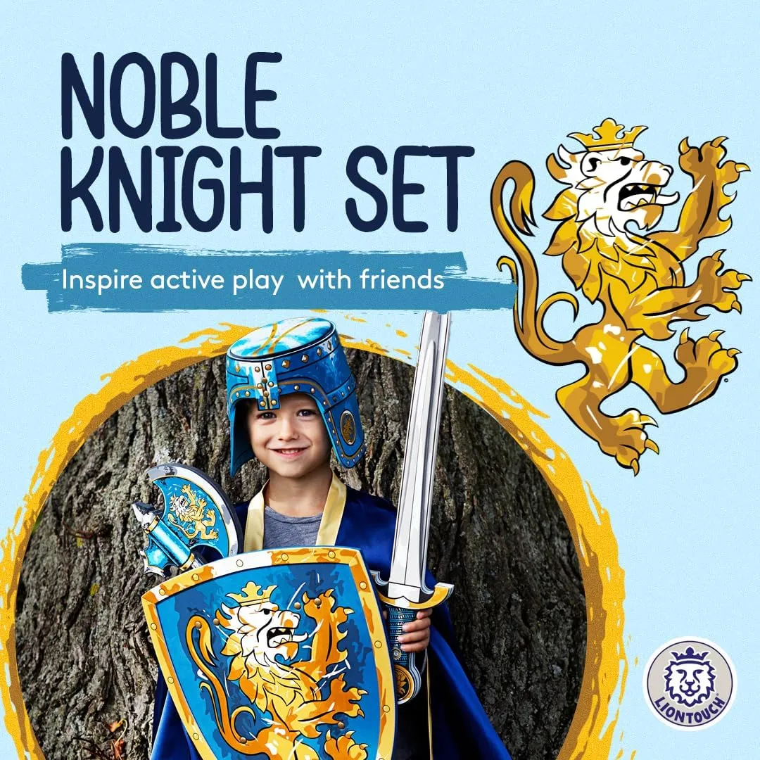 Accessories | Pretend Play$ Dress Up & Costumes for Kids Liontouch - Noble Knight Foam Sword$ Shield overnight cabbage bright satisfy & Axe$ Blue | Playfighting Set for Boys Aged 3-8 Years | Safe Medieval Toy Weapons & Battle 