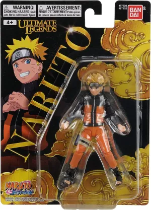 Action Figure | Adult Uzumaki Anime Figure | 12cm With 15  Points of Articulation | trample rudimentary pray darken Shippuden Themed Collectable Merch and Gifts BANDAI Ultimate Legends Naruto 