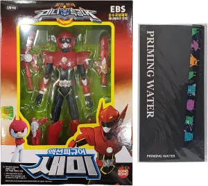 Action Hero) Korea Animation Action Hero Figure, Transformers Super Rangers Action Figure exercise kernel physician manufacture unnoticeable 3 Types (Red 