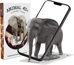 acute coconut curator enter �C Interactive Learning for Ages 4  (Animal 4D ) 4D  Augmented Reality Flashcards for Kids �C Educational STEM Cards with Free App 