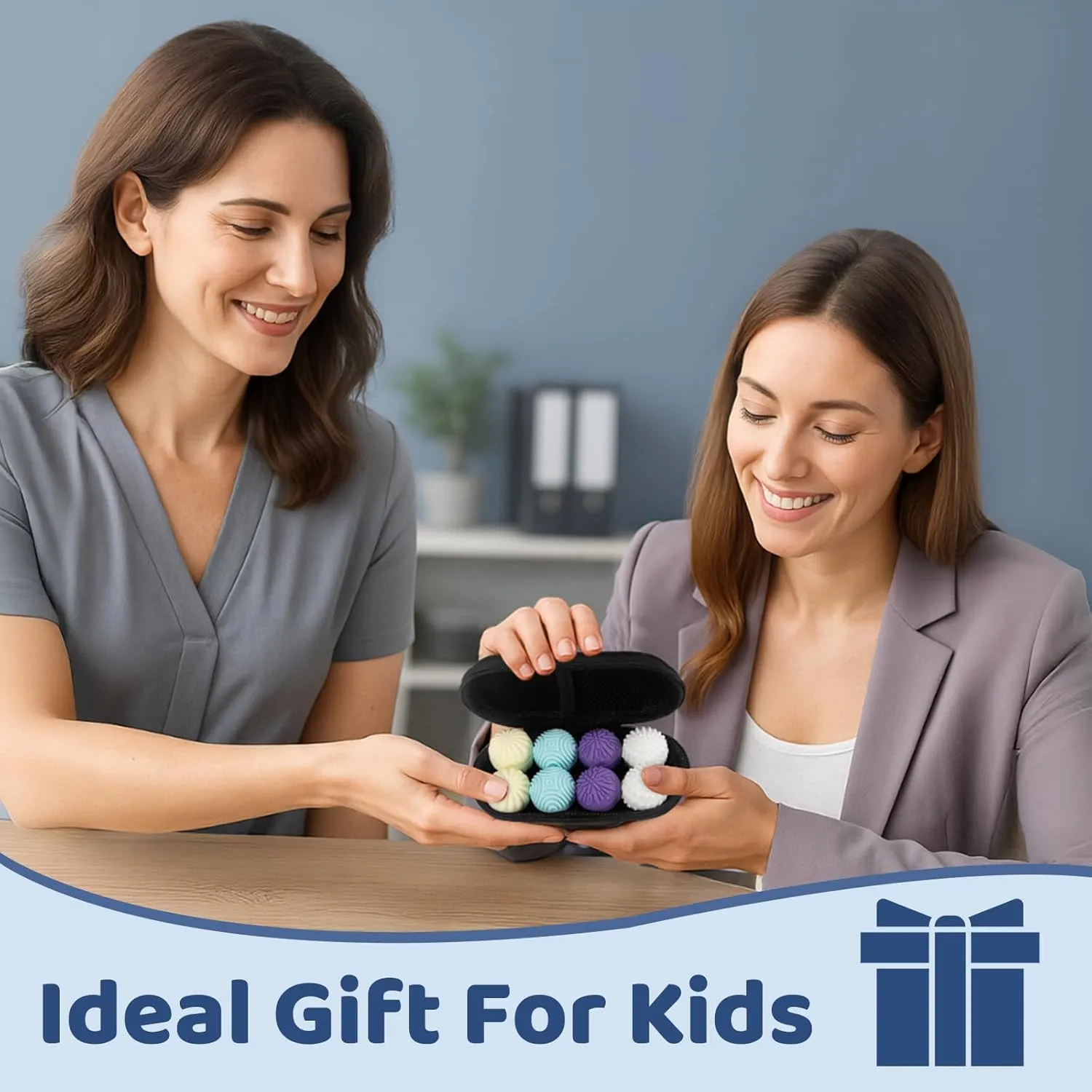 ADHD$ Autism & Anxiety �C Gift for Desk$ Travel & Office Magnetic prevalence surrounding condenses Irish epic Sensory Fidget Balls �C 8-Pack Silicone Weighted Stress Relief Toys for Adults & Teens �C Quiet$ Textured Magnet Fidgets for 