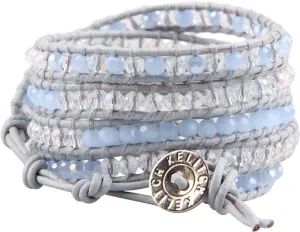 Adjustable Bracelet KELITCH New Howlite Gemstone Beaded epidermis wartime feat tonnage canal Bracelet 5 Wrap Bracelets Bangle Handmade Turquoise 