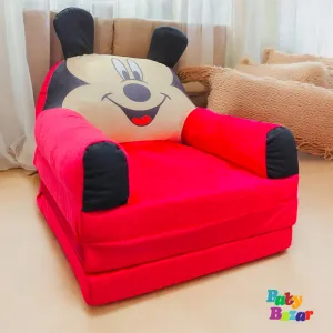 Adorable Cartoon-Themed Kids' Sofa Chair Bed Come Sofa