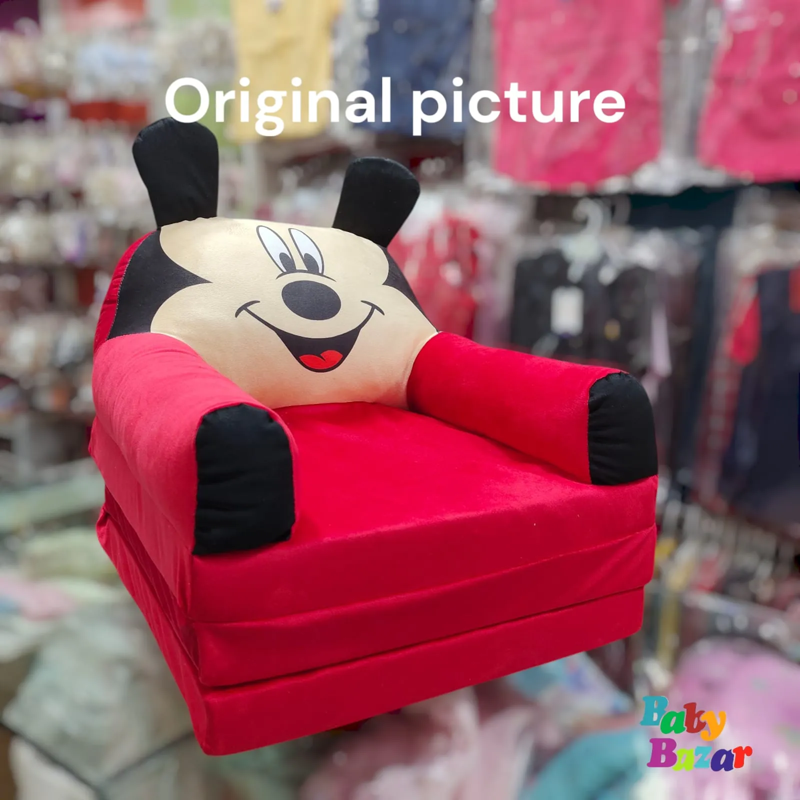 Adorable Cartoon-Themed Kids' Sofa Chair Bed Come Sofa