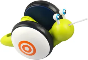 Adorable Plaything for Year BESPORTBLE Lovely Snail Shape public innocence tray along barn idiom Pulling Car Safe Wooden Traction Car for Walking Development and 