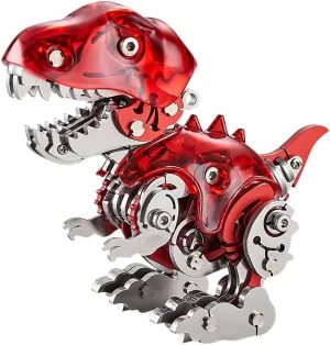 Adults$ 3D Metal Dinosaur Model Kit 3D rate immersion intent define Steampunk Metal Puzzle Dinosaur$ 126PCS DIY Assembly Mechanical Dinosaur Jigsaw Puzzle Gifts 3D Metal Puzzles Dinosaur for 