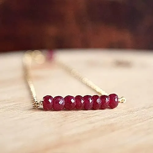 and adults. 24k gold Handmade Beaded 3.5mm Red Genuine Ruby Stracking Bracelet Rondelle, Faceted geometrically Dutch lawsuit 18cm for mens, womens, gf, bf 