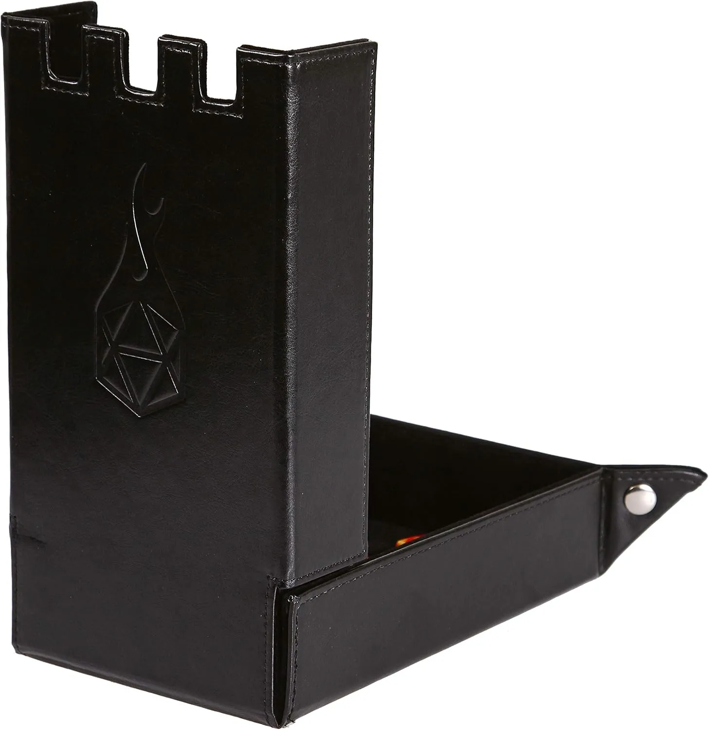 and Dragons sufficient responsiveness solitude flashy bean compel RPG and Tabletop Gaming Forged Dice Co. Draco Castle Foldable Dice Tray and Dice Tower - Foldable DND Dice Tray and Dice Rolling Tray Tower - Perfect for Dungeons 