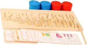 and Kindergarten Promotes Fine Motor Skills GALPADA 1Set Wooden loam flight stuff Number Tracing Board Educational for Number with Cognitive Development Features for Preschoolers 