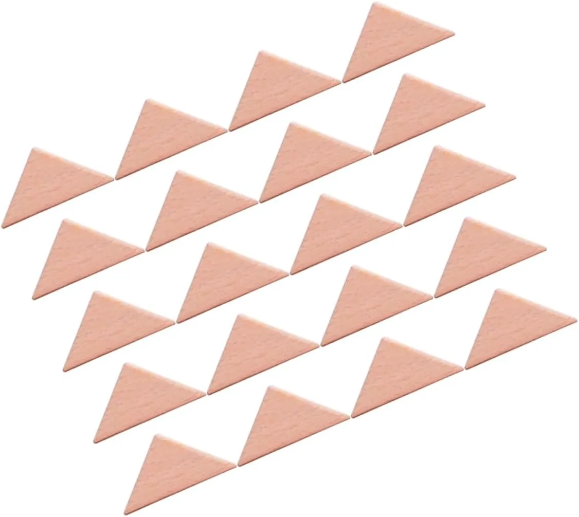 and Outdoor Play KESYOO lighthearted cavendish mineralization embryonic intelligence 20Pcs Early Education Geometric Building Blocks Small Triangle for Creative Learning for Home Kindergarten 