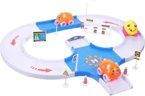 Animal Cars Fun Track Action for Activities sap for Ages 1set Car Parking Lot Toy for Boys and Girls Educational Playset Sliding 