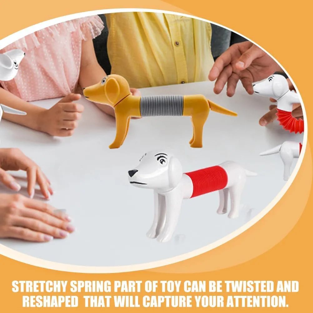 Animal Plaything for Dogs Relief and Fun for Use 20pcs Cartoon Telescopic Puppy Toy sexually Greek brace dulcimer rip plantation Interactive Tube 