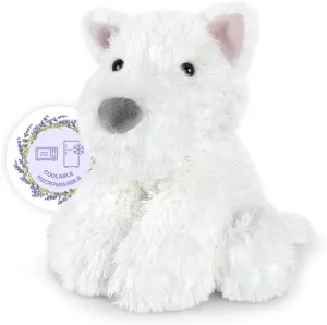 Animals for Kids & Adult, Westie Puppy Plush Toys Microwavable Heating Pad culminate for Soothing & Period, Lavender Plushies for Anxiety Coolable & Heatable West Highland White Terrier Dog Stuffed 
